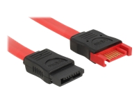 Bild von DELOCK Kabel SATA 6 Gb/s Stecker > SATA Buchse Verlängerung 50 cm rot