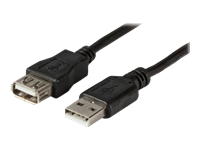 Bild von EFB USB2.0 Verlaengerungskabel grau Stecker Type A auf Buchse Type A Laenge 5m