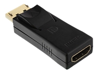 Bild von INLINE DisplayPort Adapter Displayport Stecker auf HDMI Buchse 4K2K schwarz