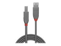 Bild von LYNDI 2m USB 2.0 A/B Kabel Anthra Line