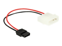 Bild von DELOCK Stromkabel Molex 4 Pin Stecker zu Slim SATA 6 Pin Buchse 15cm