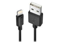 Bild von LINDY 1m USB an Lightning Kabel schwarz