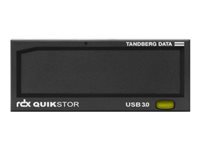 Bild von TANDBERG RDX Internal drive black USB 3.0 interface 8,9cm 3,5Zoll bezel No software included