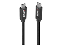 LINDY 1.5m USB 3.2 Type C Cable, 20Gbps, 100W PD, GRS