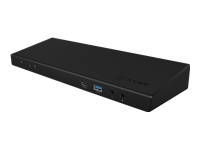 Bild von ICY BOX USB-C/USB 3.0 5K Docking Station IB-DK2244AC USB Type-C 5 USB 3.0 mit dreifacher Videoausgabe Gbit LAN und Audio Anschlusse