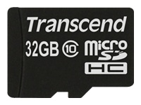 Bild von TRANSCEND Premium 32GB microSDHC UHS-I Class10 30MB/s MLC inkl. Adapter