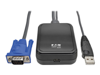 EATON TRIPPLITE KVM Console to USB 2.0, Portable Laptop Crash Cart Adapter, with File Transfer and Video Capture, 1920x1200, 60Hz