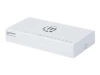 Bild von MANHATTAN 8-Port Fast Ethernet Switch erweitert Ihr Netzwerk Plug and Play-Installation