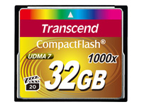 Bild von TRANSCEND Ultimate CompactFlash 32GB Card R160MB/s VGP 20 MLC