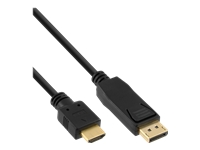 Bild von INLINE DisplayPort zu HDMI Konverter Kabel schwarz 1.5m