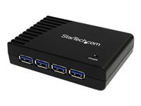 Bild von STARTECH.COM 4 Port SuperSpeed USB 3.0 Hub - Schwarz