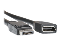 Bild von EFB DisplayPort 1.4 Verlaengerungskabel DP Stecker - DP Buchse 8K 60Hz schwarz 1m