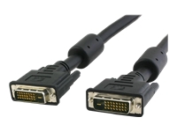 Bild von TECHLY DVI-D Dual-Link Anschlusskabel schwarz 15m 2x DVI Digital DVI-D 24 + 1 Stecker mit Ferritkern