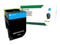 Bild von LEXMARK 802SC Toner cyan Standardkapazität 2.000 Seiten 1er-Pack return program