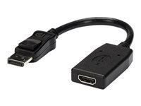 Bild von STARTECH.COM DisplayPort auf HDMI Video Adapter / Konverter - DP zu HDMI mit bis zu 1920x1200 - DP / HDMI Länge 24cm St/Bu