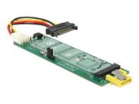 Bild von DELOCK Konverter SATA Pin 8 Power Buchse > M.2 Key B Slot