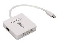 Bild von LINDY Mini-DP 1.2 an DP 4K60 / HDMI 4K30 / DVI Adapter