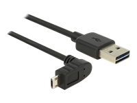 Bild von DELOCK Kabel EASY USB 2.0-A > EASY Micro-B oben/unten gewinkelt Stecker/Stecker 3 m