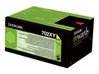 Bild von LEXMARK 702XY Toner gelb Extra hohe Kapazität 4.000 Seiten 1er-Pack return program