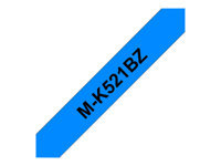 Bild von BROTHER MK521BZ Schriftbandkassetten blau schwarz 8mx9mm nicht laminiert fuer P-touch 60 65 75 80 85 110