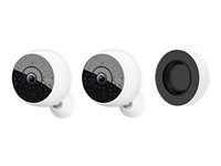 Bild von LOGITECH CIRCLE 2 COMBO PACK - 2 Wire-Free Cameras + 1 extra Rechargeable Battery - WHITE - EMEA