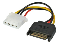 LINDY Internal SATA Power Adaptor 1x SATA to 1x LP4
