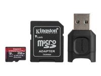 Bild von KINGSTON 256GB microSDXC React Plus SDCR2 w/Adapter + MLPM Reader