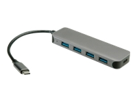Bild von VALUE USB3.2 Gen1 Hub 4x Typ C Kabel