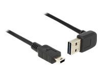 Bild von DELOCK Kabel EASY-USB 2.0 Typ-A Stecker gewinkelt oben / unten > USB 2.0 Typ Mini-B Stecker 5 m