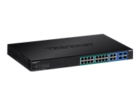 Bild von TRENDNET TPE-1620WSF 20-Port POE+ Switch Gigabit Web Smart 2x SFP 16x PoE+ 370W