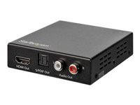 Bild von STARTECH.COM 4K HDMI Audio Extractor - 4K 60Hz - HDMI Audio De-Embedder - PDIF Toslink Optical Audio - Dual Cinch und HDMI Audio