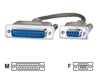 Bild von ROLINE Modemkabel DB9-DB25 BU ST 3m