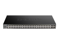 Bild von D-LINK DGS-1250-52X/E 52-Port Smart Managed Gigabit Switch 48x 1000BASE-T-Port 4x 10Gbit Uplink-Port (SFTP+) Layer-2/Layer-3-Lite