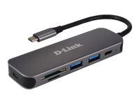 Bild von D-LINK DUB-2325 5in1 USB-C Hub with Card Reader