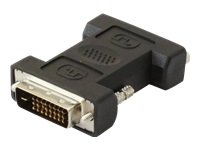 Bild von TECHLY DVI Adapter DVI-I 24+5 Buchse auf DVI-D 24+1 Stecker schwarz