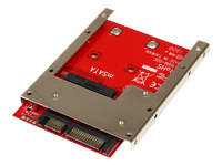 Bild von STARTECH.COM mSATA SSD auf 2,5 Zoll SATA Adapter / Konverter - mSATA auf 22-Pin SATA 6,4cm HDD Adapter