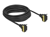 Bild von DELOCK DVI Kabel 24+1 Stecker gewinkelt zu 24+1 Stecker gewinkelt 5m