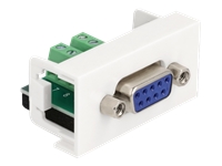 Bild von DELOCK Easy 45 Modul D-Sub 9 Pin Buchse zu 10 Pin Terminalblock 22,5x45mm