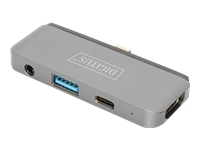 Bild von DIGITUS USB-C Tablet Dock 4K/30Hz HDMI/USB-A/PD/Audio 3.5mm
