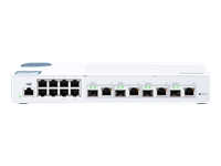 Bild von QNAP QSW-M408-4C 8 port 1Gbps 4 port 10G SFP+/ NBASE-T Combo Web Management Switch