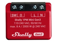 SHELLY 1PM Mini Gen3 WLAN 1-Channel Power Metering PM Switch