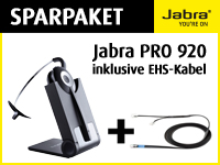 Bild von Bundle JABRA PRO 920 + 14201-10 DHSG-Kabel zum GN9350 PRO 9470