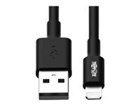 Bild von EATON TRIPPLITE USB-A to Lightning Sync/Charge Cable MFi Certified - Black M/M USB 2.0 10Zoll 0,3m