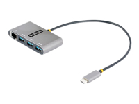 Bild von STARTECH.COM 4-Port USB-C Hub - 1x USB-A &amp 3x USB-C - USB 3.1/3.2 Gen 2 10Gbit/s - Busbetrieben - USB Typ-C Hub