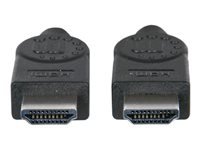 Bild von MANHATTAN Hi-Speed HDMI Kabel 5m 3D 4K HDMI Stecker auf Stecker geschirmt schwarz