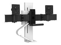 ERGOTRON TRACE Dual Monitors Panel Clamp Bright White
