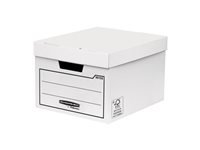 FELLOWES General Storage Box White 10PK FSC