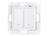 SHELLY Wall Switch 2 White 2-Button Relay Wall Switch
