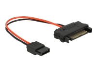 Bild von DELOCK Kabel Power SATA 15 Pin Stecker > Power Slim SATA 6 Pin Buchse 10cm