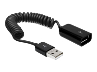 Bild von DELOCK Kabel USB 2.0 A Stecker > USB 2.0 A Buchse Verlängerung Spiralkabel